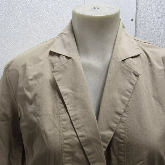 NEW BITTE KAI RAND Womens Cotton Twill Pant and Jacket Set Size M Beige - Picture 13 of 15